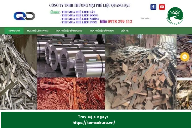 Công ty thu mua phế liệu Quang Đạt