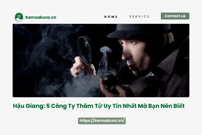 Hậu Giang: 5 công ty thám tử uy tín nhất mà bạn nên biết 2024