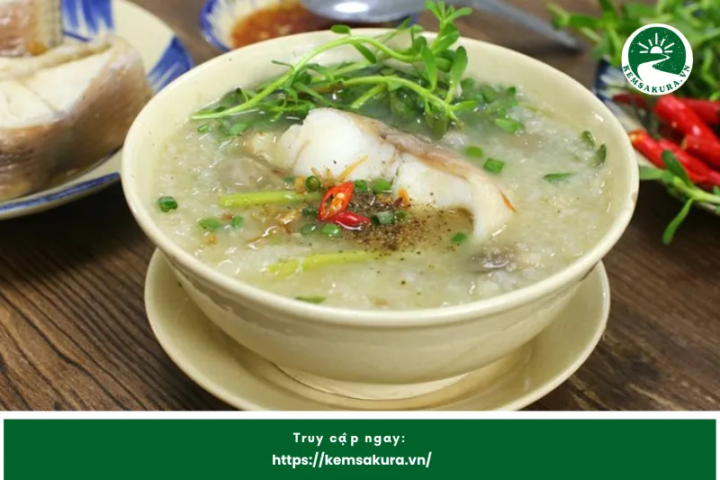 Cháo Cá Lóc Rau Đắng 