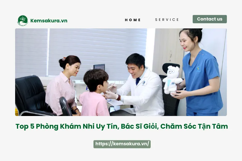 Top 5 phòng khám nhi uy tín tại Hậu Giang: Khám sức khỏe tốt nhất cho bé