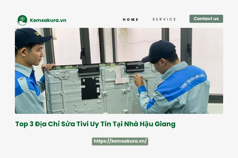 Top 3 dịch vụ sửa tivi uy tín nhất Hậu Giang: Nhanh chóng, chất lượng, giá rẻ