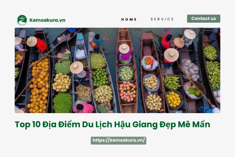 Top 10 địa điểm du lịch Hậu Giang đẹp mê mẩn