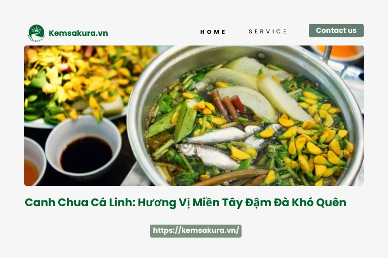 Mê mẩn hương vị canh chua cá linh - Đặc sản Hậu Giang