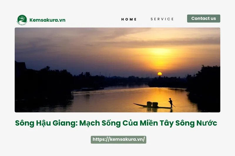 Khám phá vẻ đẹp của các dòng sông nổi tiếng ở Hậu Giang 2024