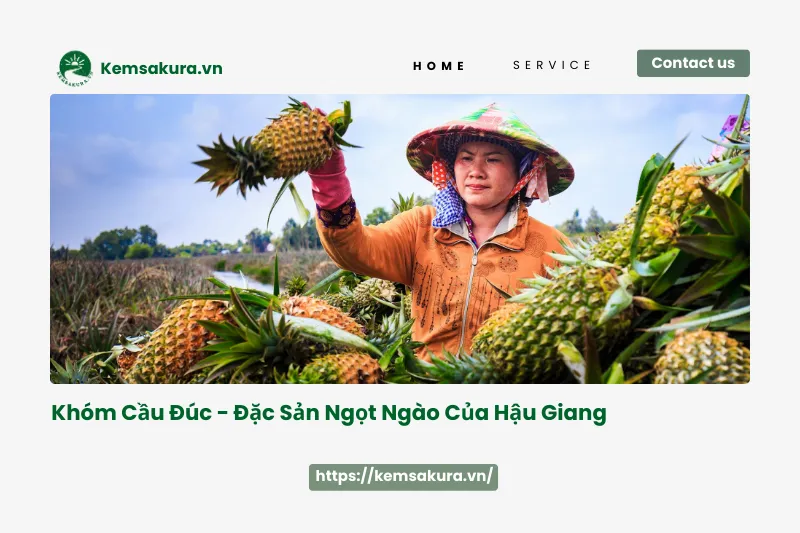 Khóm Cầu Đúc: Hương vị quê nhà, quà tặng ý nghĩa