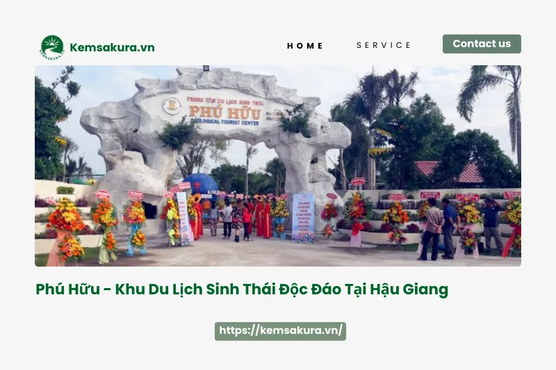 Khu du lịch sinh thái Phú Hữu: Trải nghiệm miền Tây sông nước, khám phá văn hóa bản địa