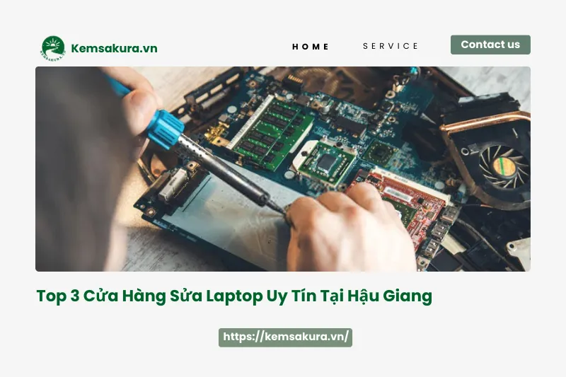 Top 3 trung tâm sửa chữa laptop Hậu Giang: Review chi tiết